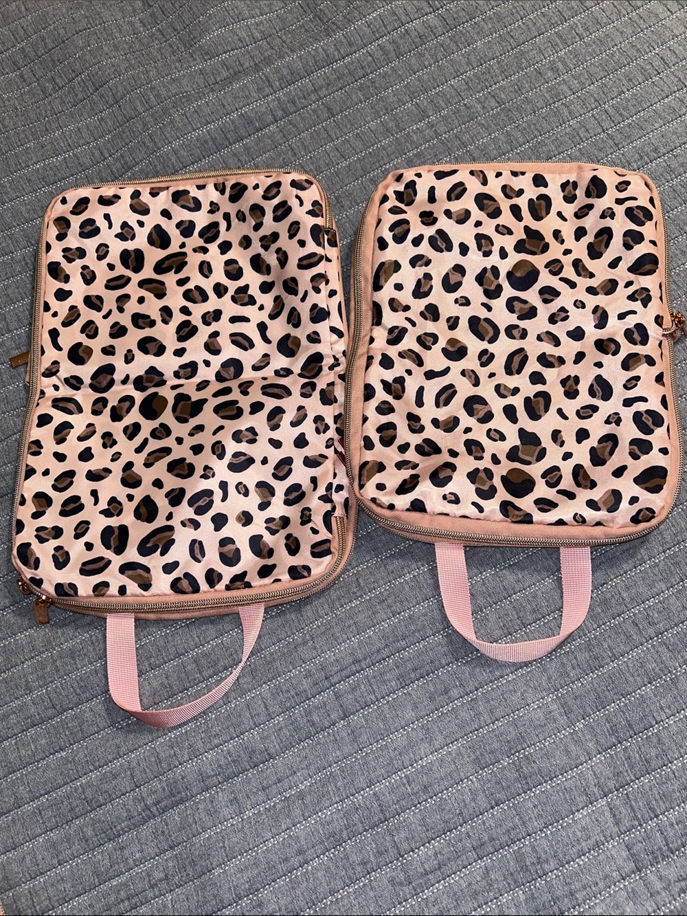 Pink Leopard Compression Travel Bags - Picture 3 of 6